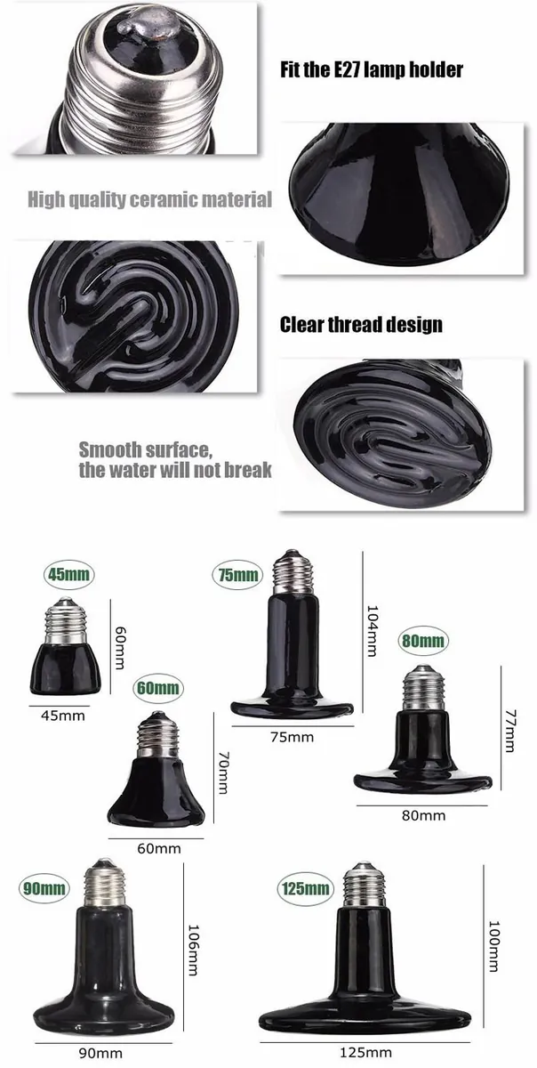 IR Ceramic heater Model A view 3
